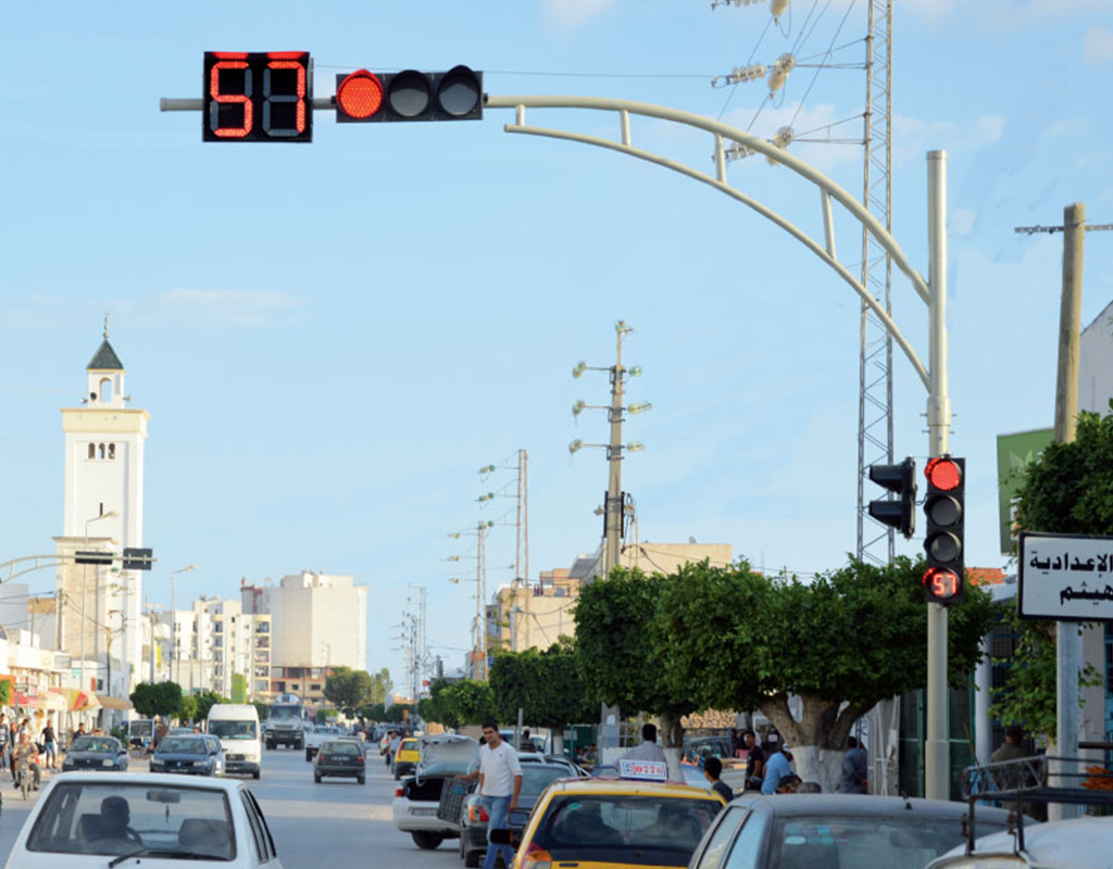 Traffic light « El Ain Road » (Sfax – Tunisia)