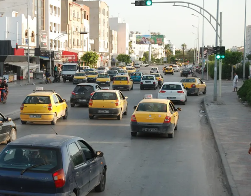 Feu de Carrefour « Route Mahdia – Moulin Rouge » (Sfax – Tunisia)