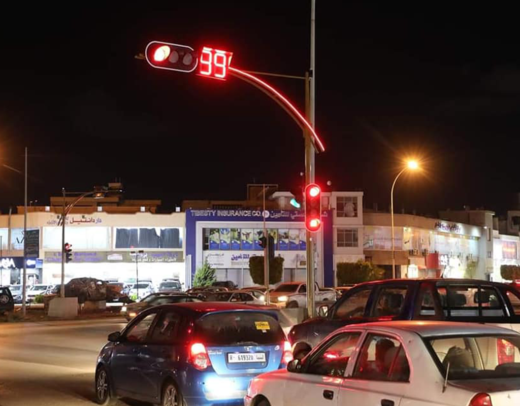 Intersection Khaled Ben Walid – Municipality of Benghazi (Benghazi – Libya)